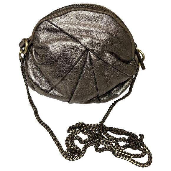 KOOBA Lexi Metallic Leather Chain Strap Crossbody Bag - Picture 3 of 9